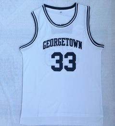 popular 2020 men Ewing 33 Iverson 3 fan shop online yakuda Georgetown College Basketball jersey Sport Trainer College Basketball wear yakuda