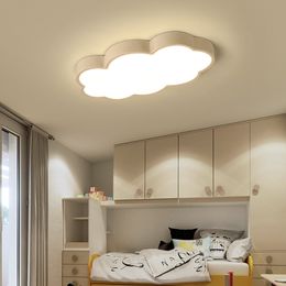 Luminaire Cloud kids room lighting children ceiling lamp Baby ceiling light with yellow blue red white for boys girls bedroom