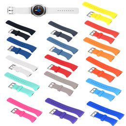 16 Colours Silicone Watchband for Samsung Galaxy Gear S2 R720 R730 Band Strap Sport Watch Replacement Bracelet SM-R720