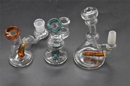 HOT Glass Oil Burner Bubbler water Bong pipe small burners pipes bubbler dab rigs Oil rig for smoking Hot Popular mini heady beaker Bongs