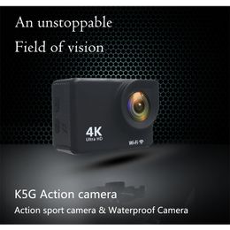 K5G Action Camera PK SJ4000 30M Impermeabile HD 4K Sport Display LCD da 2,0 pollici Obiettivo grandangolare da 140 gradi Telecamera per esterni