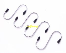 400pcs/lot Fast shipping 4pcs/pack 7cm Stainless Steel Hooks Set S Shape Type Design Home Clothes Hanging Tool