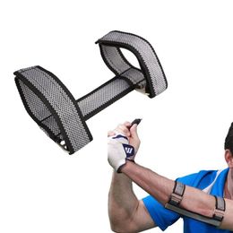 Golf Training Aids Swing Hand Straight Practice Elbow Brace Posture Corrector Support Arc Trainers Golf Accessories