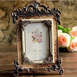 Palace Resin Vintage Photo Frame Stereo Photo Frame Home Decor noble Chic 6 Inch 16*26cm