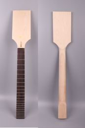 unfinished electric guitar neck unfinished Paddle headstock 22 fret 24.75 inch Maple wood electric guitar replacement truss rod #4