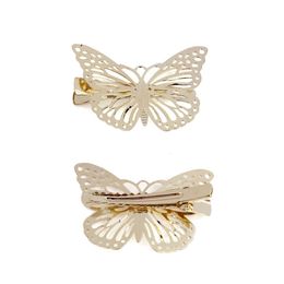 2Piezas Horquillas Mariposa para el Cabello Chino Clips de Horquilla