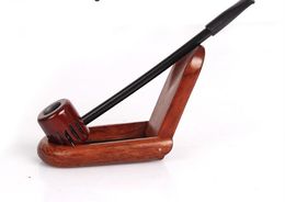 Manual Polished Mahogany Vertical Pipe Acrylic Mouth Mouth Straight Rod Bucket