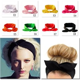 Women's Headbands Headwraps Hair Bands Bows accessories 10 COLOR FREE DHL
