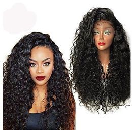 250% Density 360 Lace Frontal Wigs For Black Women Brazilian Curly Pre Plucked 360 Lace Wig Glueless Human Hair Wigs With Baby Hair