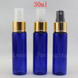 30ml X 50 Empty Blue Bottle with Spray Pump , Refillable Perfume Bottles , Travel Size Sprayer Bottles Container,Mist Spray 1OZ