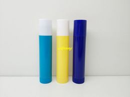 1000pcs/lot 4g Lip Balm Container with Caps Plastic Empty Lip Balm Stick Tube Lipstick Tube 3 Colors