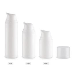 Plastic Airless Bottle For Cosmetic Empty Pump AS Refillable Bottle 15ML 30ML 50ML Cream Containers fast shipping F565