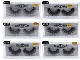 Newest makeup 3D Mink eyelashes Thick real mink HAIR false eyelashes natural for Beauty Makeup Extension fake Eyelashes false lashes