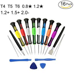 100PCS 16 in 1 Opening Pry Tools Disassembly phone Repair Kit Versatile Screwdriver Set For iPhone 4 5 6 HTC Samsung Nokia smartphone