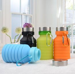Telescopic Collapsible water bottle flodable drink bottles Foldable Drinkware Portable Outdoor Cup Travel Drinking Retractable sport Flask