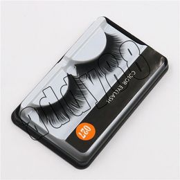 False Eyelashes Handmade Natural Long Curl Thick Soft Fake Eye Lash Extensions Flair Black Colour Eyelash Terrier Strip Lashes