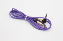 1m/3ft 3.5mm Gold-plated L plug Male to Male AUX Audio Cable Cord by DHL 200+