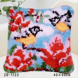 DIY Throw Pillowcase Covers Birds And Flowers Patterns Home Decorative Cushion Case Decorate Sofa Chair Decoration Festival Gifts For People