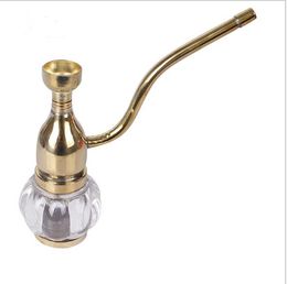 Dual-purpose Environmental Protection Suction Card Installed Copper Transparent Hookah Smoking Portable Hoist