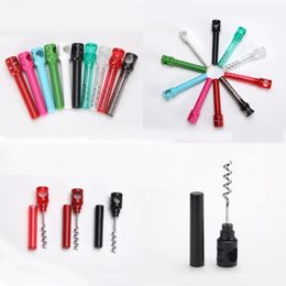 Pen Container Type Corkscrew Red Wine Bottle Opener Simple Efficent Can Openers Colorfu Practical Bar Tools