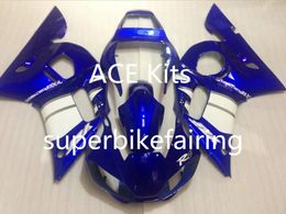 3 gift New Hot ABS motorcycle Fairing kits 100% Fit For 1998 2002 YAMAHA YZF R6 YZF-R6 1998 2002 YZFR6 YZFR6 98 02 Blue White P8I