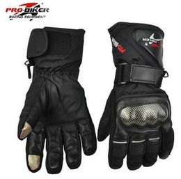 Guantes Motorcycle Gloves Waterproof Leather Gloves Motorcycle Winter Warm Full Finger Motocross Motorbike Moto Glove
