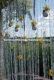 new style acrylic crystal beads backdrop curtains for wedding decor
