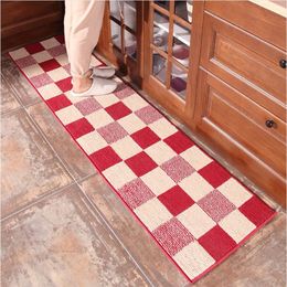 Non-Slip Kitchen Long Carpet Hallway Balcony Patio Floor Rugs Home Decor Bedside Footcloth Yoga Mats Exercise Pads Passage Tapis