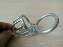 Short Chastity Devices Cock Lock CBT Cage Bondage Male BDSM Gear Stainless Steel Penis Restraint For Man Cbt Dick Rings