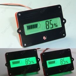 Freeshipping Digital LCD Indicator Battery capacity Tester Metre for car Lead-acid Lithium LiPo 12v 24V 48v 36v 1s 2s 3s 4s 5s 6s 7s