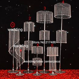 metal plated wedding flower crystal stand centerpieces for Home centerpieces flowers Decoration floor stand