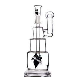 Hitman Glass Bongs Cake Hookahs Beaker Smoking Glass Water Pipe Heady Dab Rigs Unique Bong with 14mm male 7.9 inchs