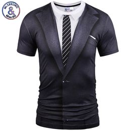 Mr.1991inc Hot New Style Casual Men 3D T Shirt Short Sleeve tattoo black suit Digital Printing Summer Tops size S-XXXL 5988