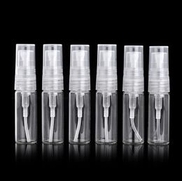 2ML Clear Mini Glass Spray Perfume Bottle Empty Small Sample Perfume Atomizer Container LX1262