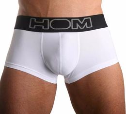 Hom Brand Sexy Men Underwear Boxer Shorts Mens Trunks Breathable Nylon Ice Silk Male Panties Underpants Cuecas Gay