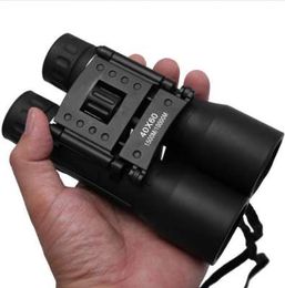 HD 40x60 Binoculars Powerful Zoom Scope Long Range Telescope Double Monoculars Telescope Wide Angle Hunting Accessory