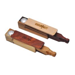 COURNOT" Durable Handmade Wooden Pipe Tobacco Cigar Pipes Cool Gift Color Random