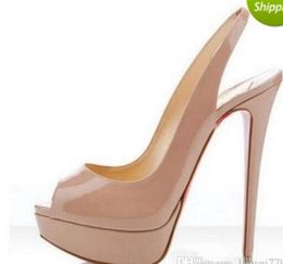 Cheap Nude Color Open Toed Shoes