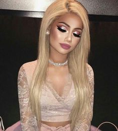 Hot Sale Straight Lace Front Wigs With Baby Hair Non Processed Brazilian Human Hair Extensions Full Lace Wigs For Women G Easy