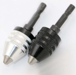 Free shipping 1PCS Electric Grinding Accessories Three-Jaw Switch Chuck 0.3-6.5mm Hexagonal Handle and Push Clamp Head