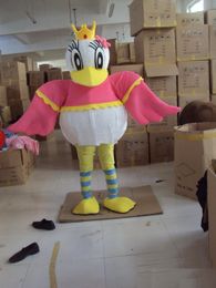 2018 Hot sale new Duck queen Mascot Costume Adult Character Costume mascot As fashion free shipping