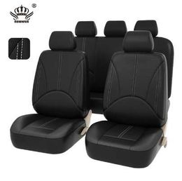 New car seat covers Pu leather material made by the seat covers Black universal car seat for car volvo for nissan