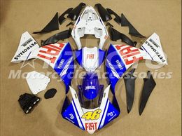 3 free gifts Complete Fairings For Yamaha YZF 1000-YZF-R1-12-13-14 YZF-R1-2012-2013-2014 Motorcycle Full Fairing Kit Blue White s6