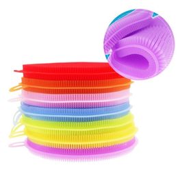 factory price 1000pcs multifonction magic silicone dish bowl cleaning brush scouring pad pot pan wash brushes cleaner kitchen accessories