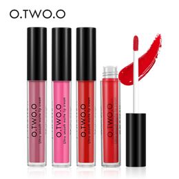 O.TWO. O 12 Colors Matt Liquid Lip Gloss Makeup Long Lasting Waterproof Lip Make up Velvet Matte Liquid Lipstick Gloss Cosmetic