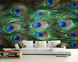 South Asian Wallpaper Murals Peacock Feature For Living Room Bedroom Shop Office Wall Papers Home Decor 3d Wall Murals