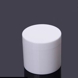50g 100g Empty White Cosmetic Container Skin Care Cream Jar Plastic Pot Packaging DIY Powder Tin F20173055