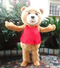 2018 High quality bear Mascot Costume Cute Cartoon Clothing Character Mascot Party Dress