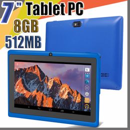 20X7 inç Kapasitif RK3126 A33 Quad Core Android 4.4 çift kamera Tablet PC 8 GB 512 MB WiFi Fener Youtube Facebook Google C-7PB