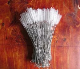 200x50x10MM Stainless Steel Nylon Straw Cleaner Cleaning Brush For Drinking PipeTube Baby Bottle Cup Clean Tools